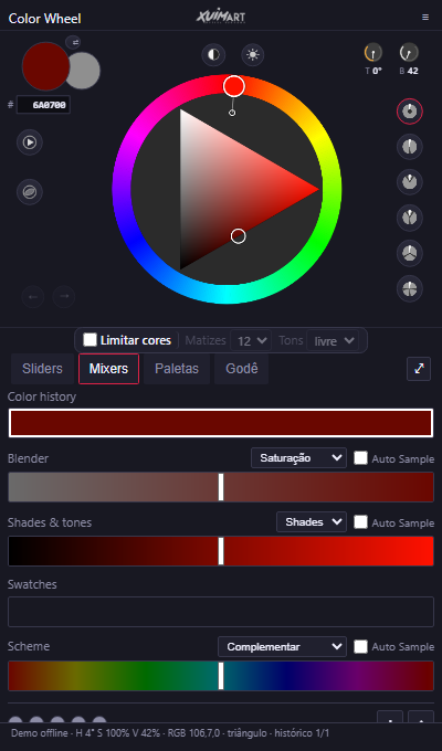DrawColor color mixer